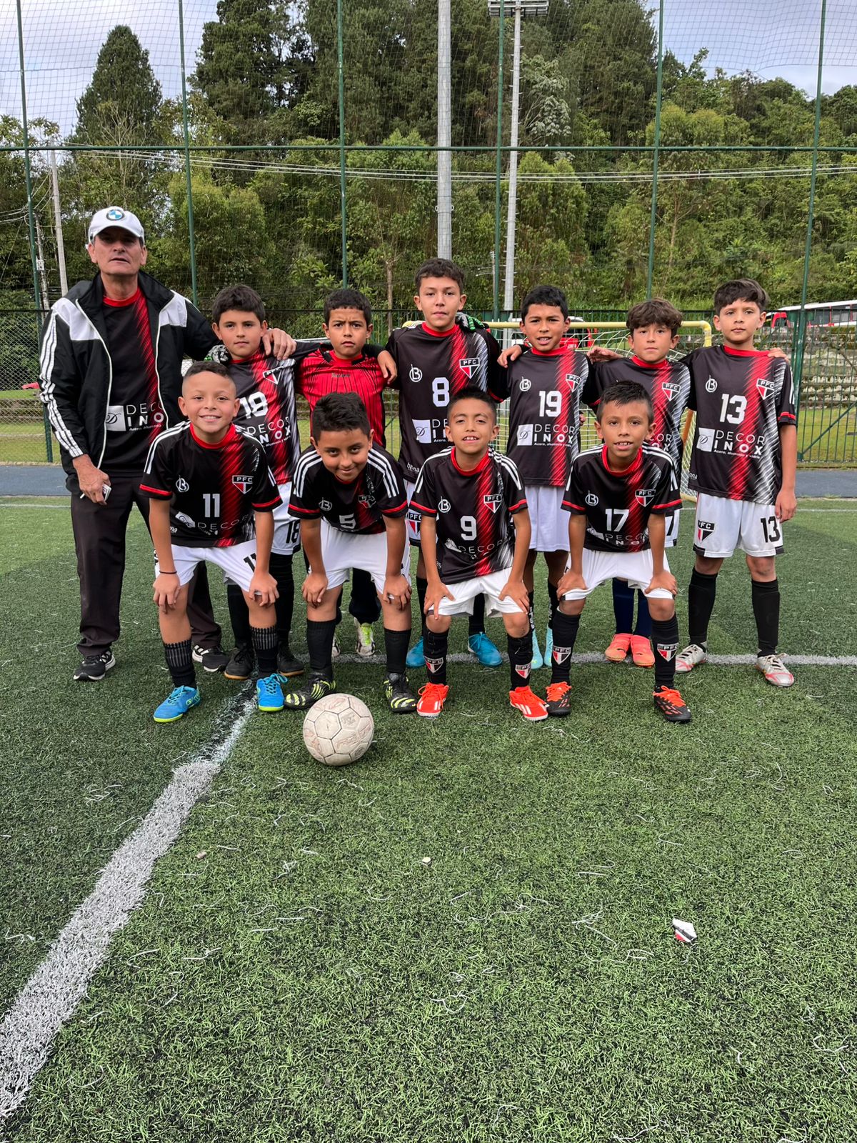 Jugadores en formación